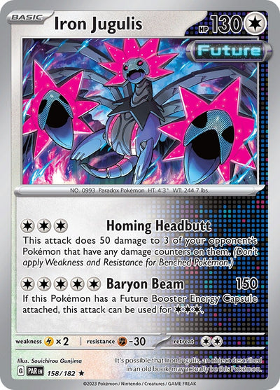 Image for Iron Jugulis (SV04: Paradox Rift) (158/182) - Pokemon