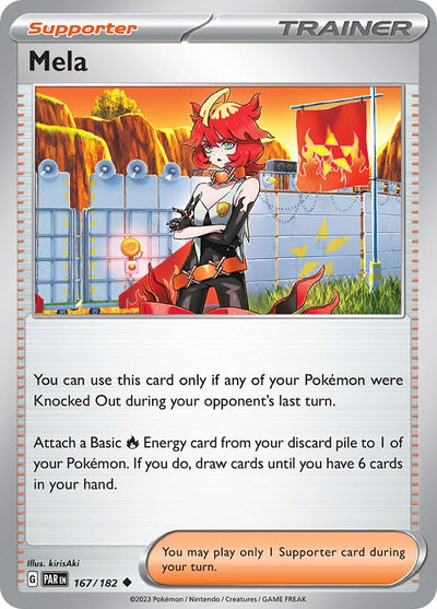 Image for Mela (SV04: Paradox Rift) (167/182) - Pokemon