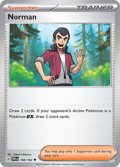 Image for Norman (SV04: Paradox Rift) (168/182) - Pokemon