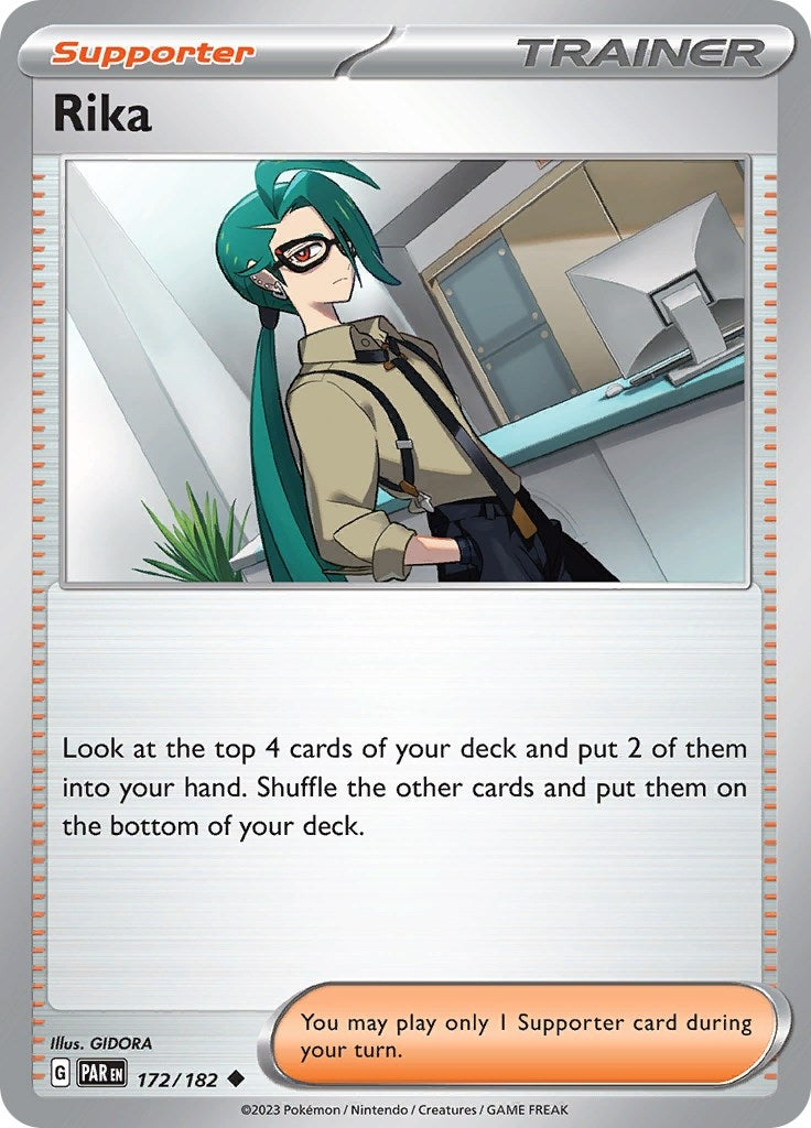 Image for Rika (SV04: Paradox Rift) (172/182) - Pokemon
