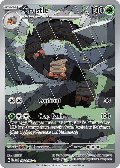 Image for Crustle (SV04: Paradox Rift) (183/182) - Pokemon