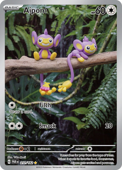 Image for Aipom (SV04: Paradox Rift) (211/182) - Pokemon