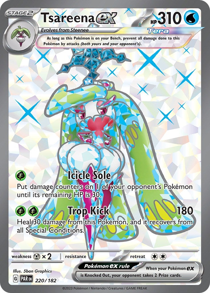 Image for Tsareena ex (SV04: Paradox Rift) (220/182) - Pokemon