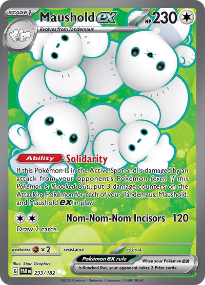 Image for Maushold ex (SV04: Paradox Rift) (233/182) - Pokemon