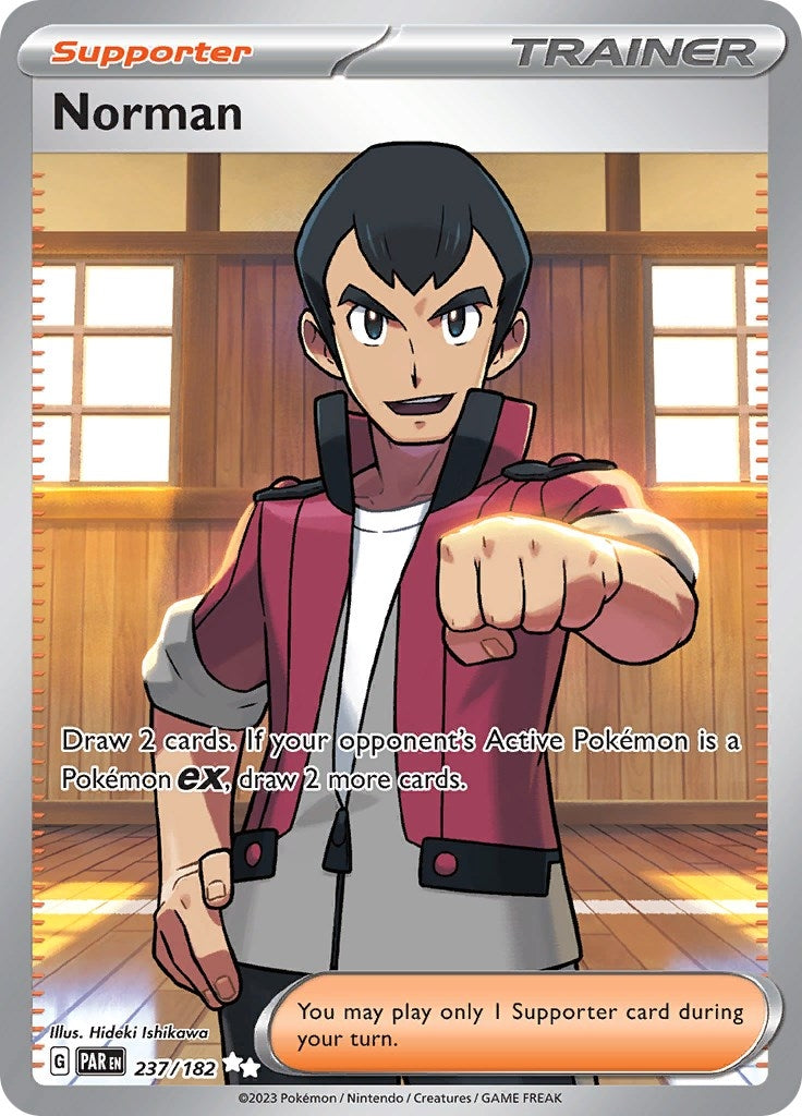 Image for Norman (SV04: Paradox Rift) (237/182) - Pokemon