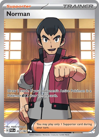 Image for Norman (SV04: Paradox Rift) (237/182) - Pokemon