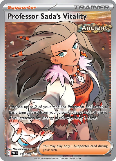 Image for Professor Sada's Vitality (SV04: Paradox Rift) (239/182) - Pokemon