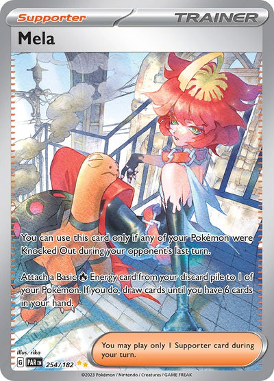 Image for Mela (SV04: Paradox Rift) (254/182) - Pokemon