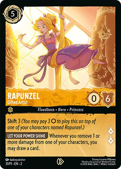 Image for Rapunzel - Gifted Artist (Disney Lorcana Promo Cards) (31) - Disney Lorcana