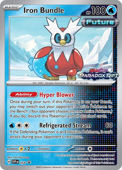 Image for Iron Bundle - 058 (Prerelease) (SV: Scarlet & Violet Promo Cards) (058) - Pokemon