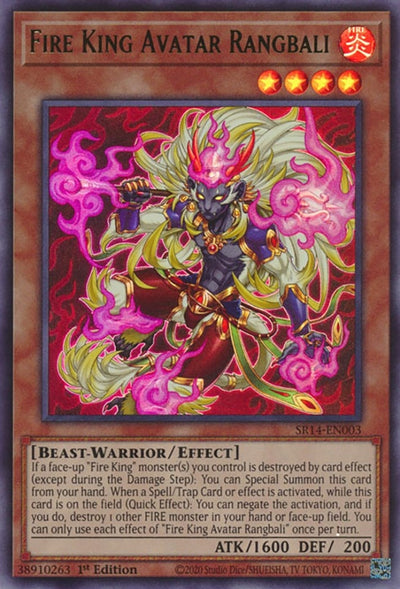 Image for Fire King Avatar Rangbali (Structure Deck: Fire Kings) (SR14-EN003) - YuGiOh