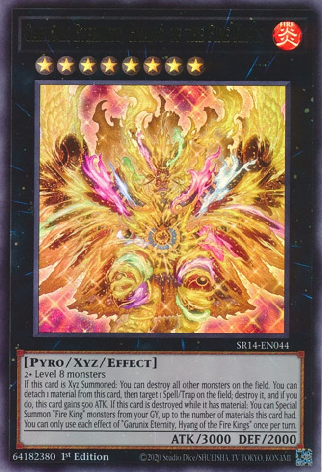 Image for Garunix Eternity, Hyang of the Fire Kings (Structure Deck: Fire Kings) (SR14-EN044) - YuGiOh