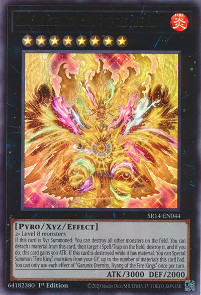 Image for Garunix Eternity, Hyang of the Fire Kings (Structure Deck: Fire Kings) (SR14-EN044) - YuGiOh