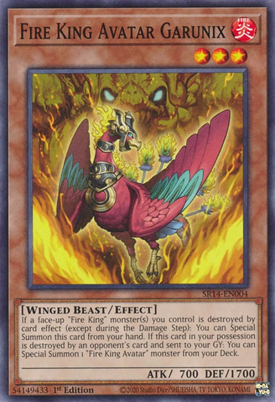Image for Fire King Avatar Garunix (Structure Deck: Fire Kings) (SR14-EN004) - YuGiOh
