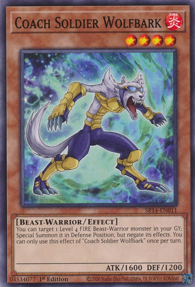 Image for Coach Soldier Wolfbark (Structure Deck: Fire Kings) (SR14-EN011) - YuGiOh