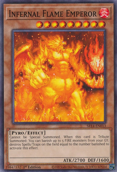 Image for Infernal Flame Emperor (Structure Deck: Fire Kings) (SR14-EN013) - YuGiOh