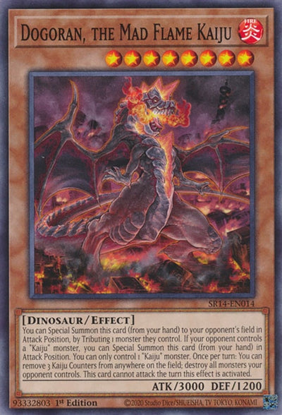 Image for Dogoran, the Mad Flame Kaiju (Structure Deck: Fire Kings) (SR14-EN014) - YuGiOh