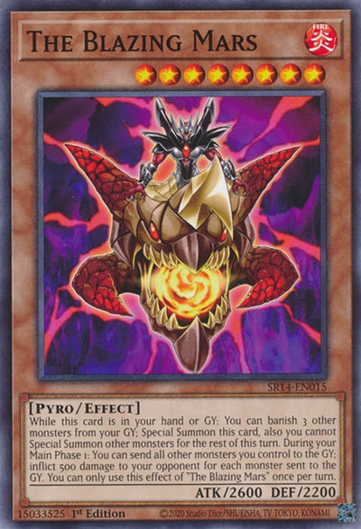 Image for The Blazing Mars (Structure Deck: Fire Kings) (SR14-EN015) - YuGiOh
