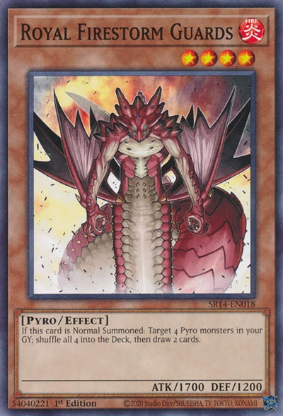 Image for Royal Firestorm Guards (Structure Deck: Fire Kings) (SR14-EN018) - YuGiOh