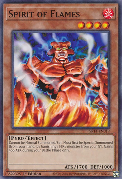 Image for Spirit of Flames (Structure Deck: Fire Kings) (SR14-EN019) - YuGiOh