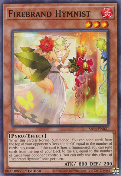 Image for Firebrand Hymnist (Structure Deck: Fire Kings) (SR14-EN021) - YuGiOh