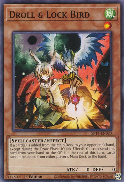 Image for Droll & Lock Bird (Structure Deck: Fire Kings) (SR14-EN023) - YuGiOh