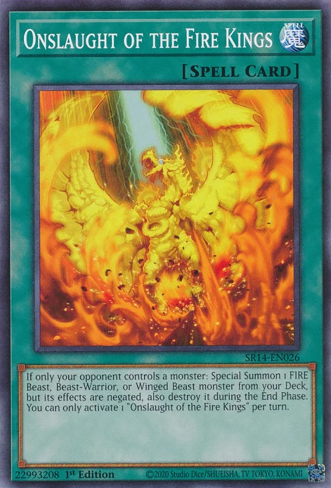 Image for Onslaught of the Fire Kings (Structure Deck: Fire Kings) (SR14-EN026) - YuGiOh