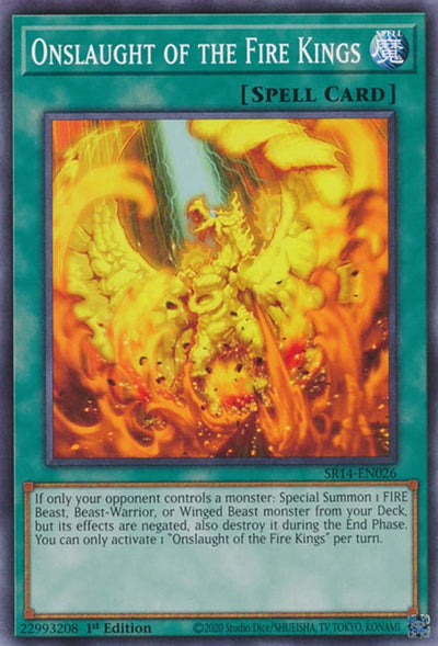 Image for Onslaught of the Fire Kings (Structure Deck: Fire Kings) (SR14-EN026) - YuGiOh