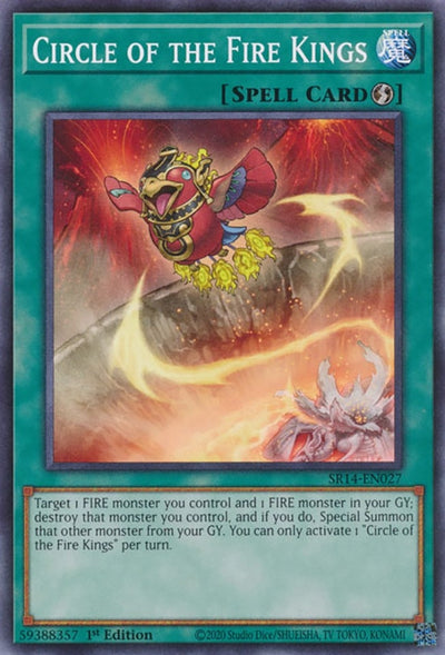 Image for Circle of the Fire Kings (Structure Deck: Fire Kings) (SR14-EN027) - YuGiOh