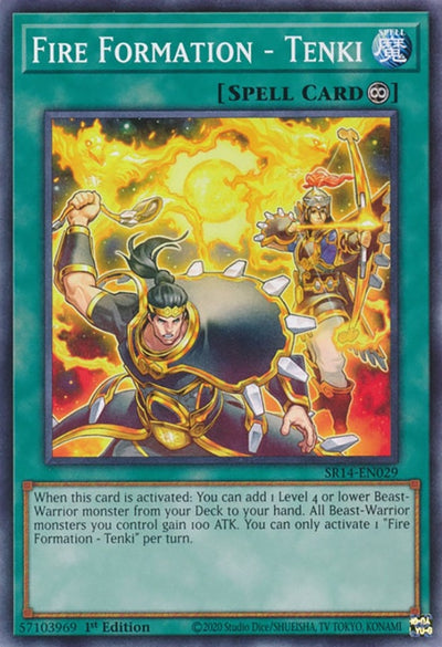 Image for Fire Formation - Tenki (Structure Deck: Fire Kings) (SR14-EN029) - YuGiOh
