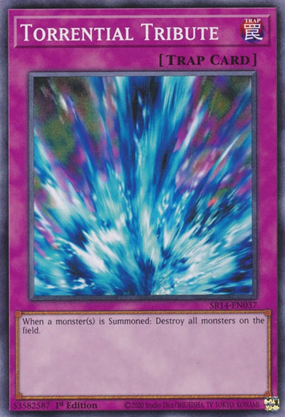 Image for Torrential Tribute (Structure Deck: Fire Kings) (SR14-EN037) - YuGiOh