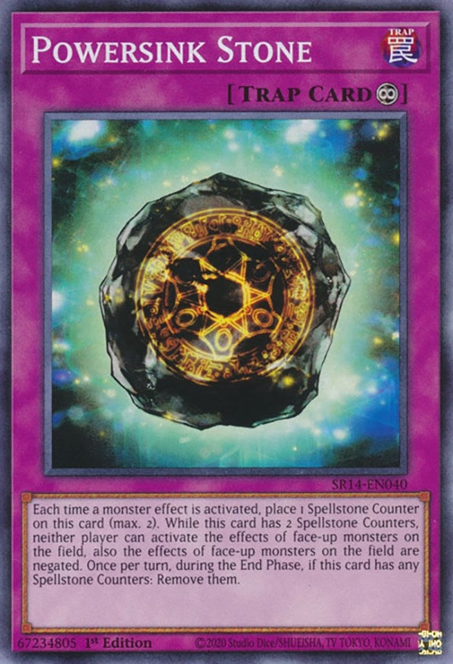 Image for Powersink Stone (Structure Deck: Fire Kings) (SR14-EN040) - YuGiOh