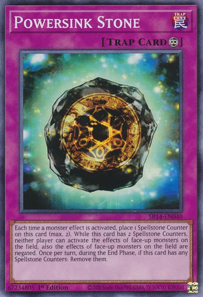 Image for Powersink Stone (Structure Deck: Fire Kings) (SR14-EN040) - YuGiOh