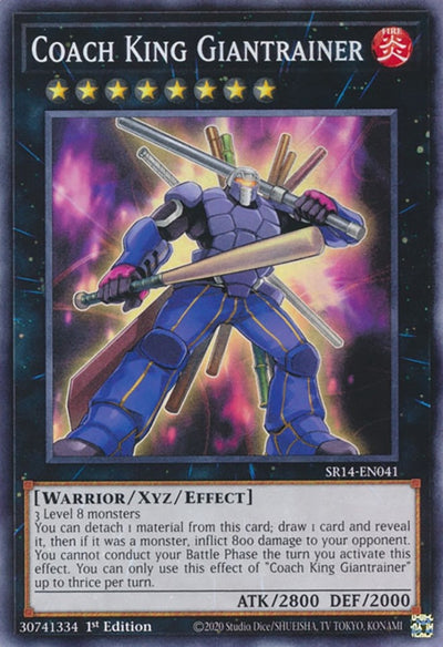 Image for Coach King Giantrainer (Structure Deck: Fire Kings) (SR14-EN041) - YuGiOh
