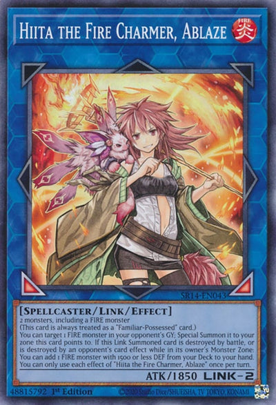 Image for Hiita the Fire Charmer, Ablaze (Structure Deck: Fire Kings) (SR14-EN043) - YuGiOh