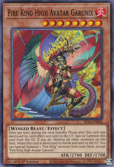 Image for Fire King High Avatar Garunix (Structure Deck: Fire Kings) (SR14-EN046) - YuGiOh