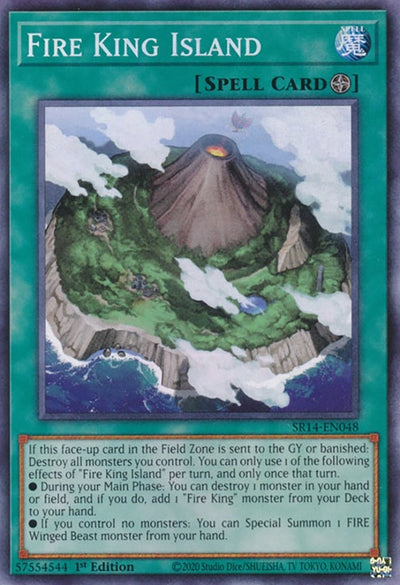 Image for Fire King Island (Structure Deck: Fire Kings) (SR14-EN048) - YuGiOh