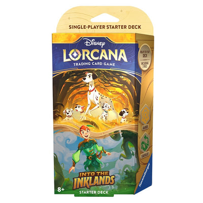 Image for Disney Lorcana: Into the Inklands Starter Deck (Amber & Emerald) [Into the Inklands] - Disney Lorcana