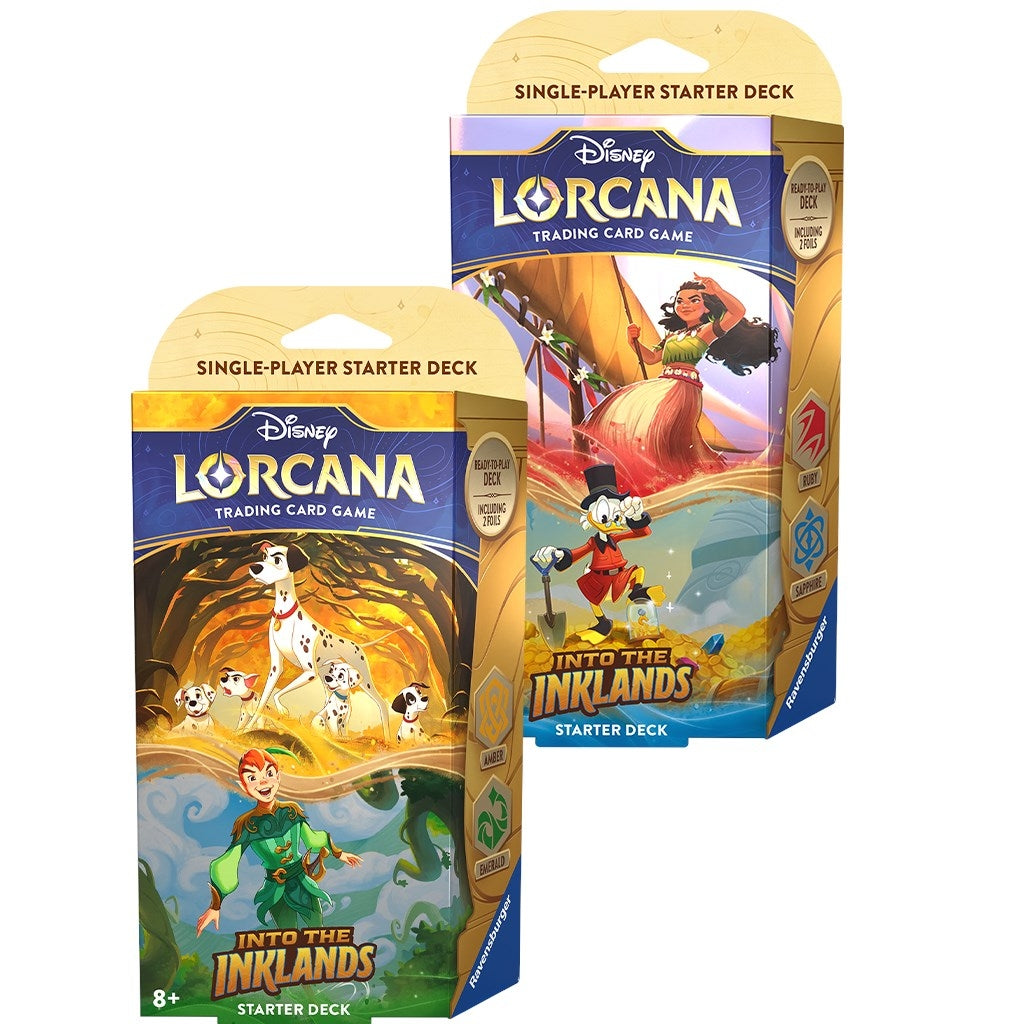 Image for Disney Lorcana: Into the Inklands Starter Deck [Set of 2] [Into the Inklands] - Disney Lorcana