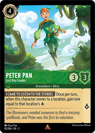 Image for Peter Pan - Lost Boy Leader (Into the Inklands) (82/204) - Disney Lorcana