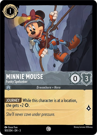 Image for Minnie Mouse - Funky Spelunker (Into the Inklands) (183/204) - Disney Lorcana