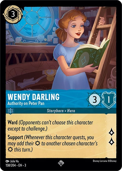 Image for Wendy Darling - Authority on Peter Pan (Into the Inklands) (158/204) - Disney Lorcana