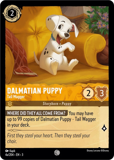 Image for Dalmatian Puppy - Tail Wagger (4a/204) (Into the Inklands) (4a/204) - Disney Lorcana