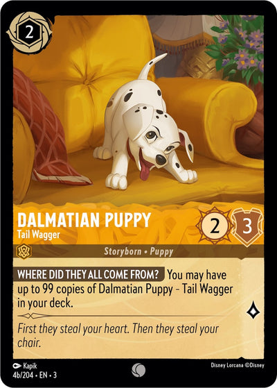 Image for Dalmatian Puppy - Tail Wagger (4b/204) (Into the Inklands) (4b/204) - Disney Lorcana