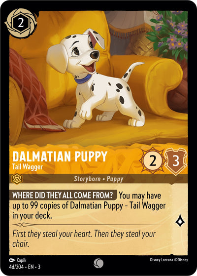 Image for Dalmatian Puppy - Tail Wagger (4d/204) (Into the Inklands) (4d/204) - Disney Lorcana