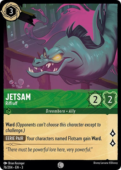 Image for Jetsam - Riffraff (Into the Inklands) (76/204) - Disney Lorcana