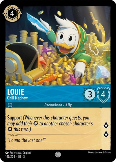 Image for Louie - Chill Nephew (Into the Inklands) (149/204) - Disney Lorcana