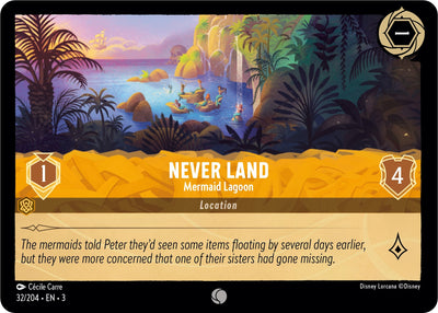 Image for Never Land - Mermaid Lagoon (Into the Inklands) (32/204) - Disney Lorcana