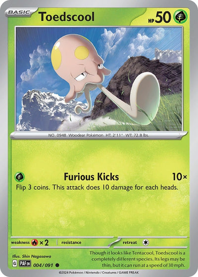 Image for Toedscool (SV: Paldean Fates) (004/091) - Pokemon