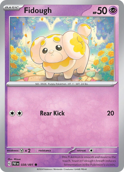 Image for Fidough (SV: Paldean Fates) (038/091) - Pokemon